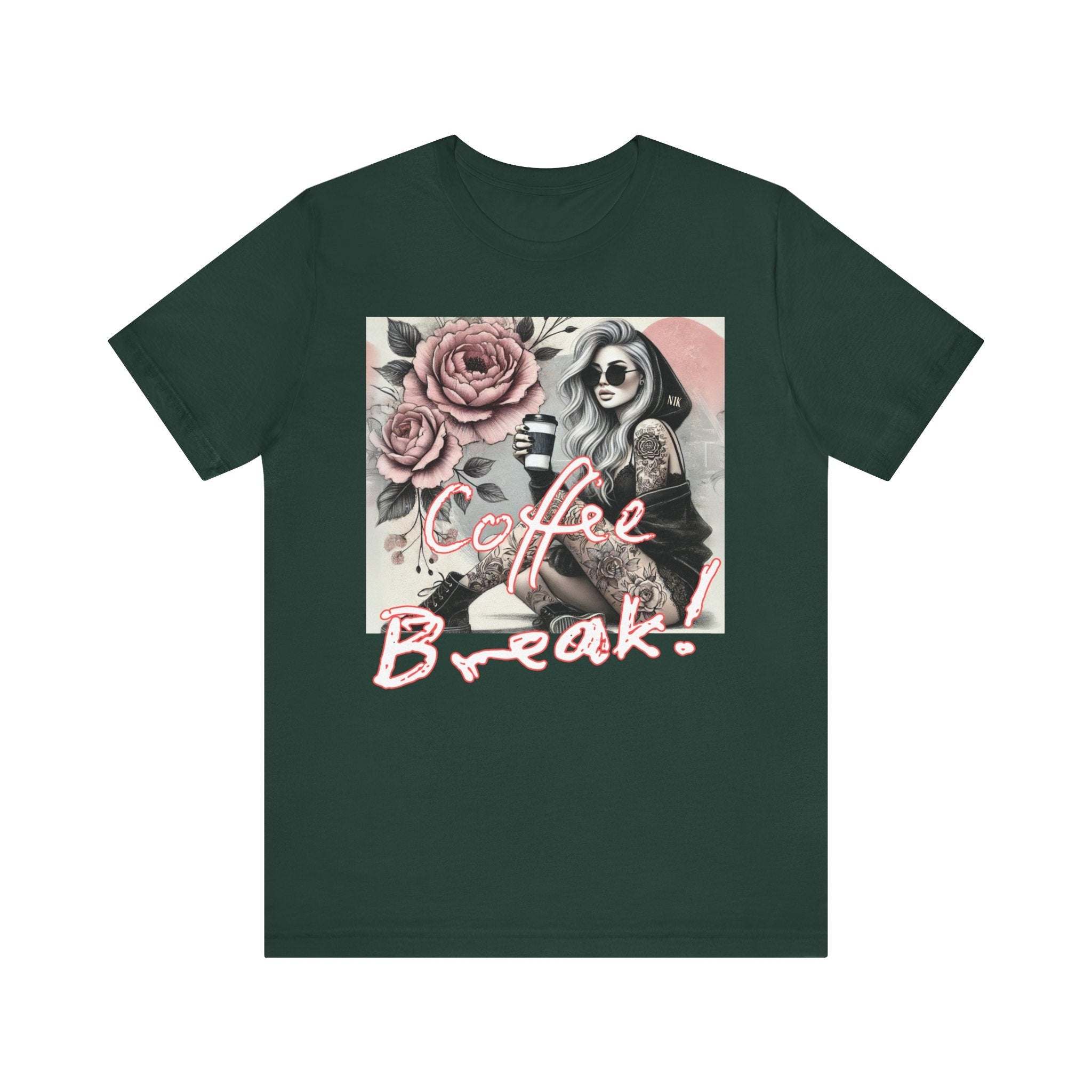 Coffee Break Unisex Jersey Short Sleeve Tee